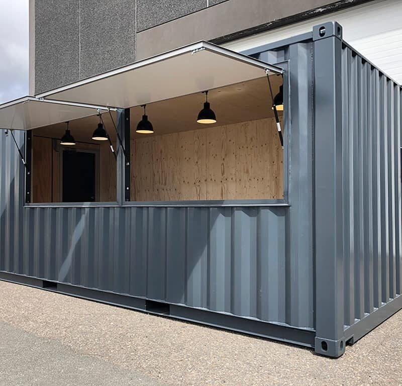 Modified 6M/20FT Tuckshop/Spaza Shop Container